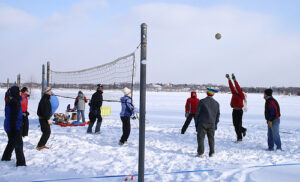snow volley