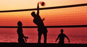 night beach volley