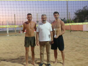 Οι νικητές του SYNKA Beach Volley Tournament 2019 - Κόλα / Γιαννόπουλος στο Golden Ανδρών , Αντιμισιάρη / Ρηγάκου στο Golden Γυναικών , και Φιλλίπου / Φιλοκώστας στο Silver Ανδρών. 1