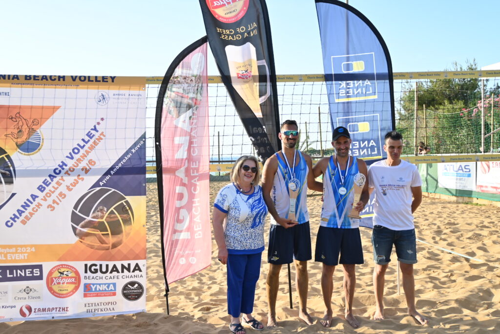 Σαμπάτη/Σιρίνινα και Παπαδημητρίου/Τζουμάκας στο πιο ψηλό σκαλί του Chania Open 7